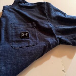 Under Armour Men's Heathered Navy short sleeve Tee